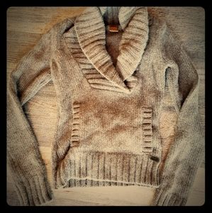 tna Lambs Wool V-neck Sweater Size Small